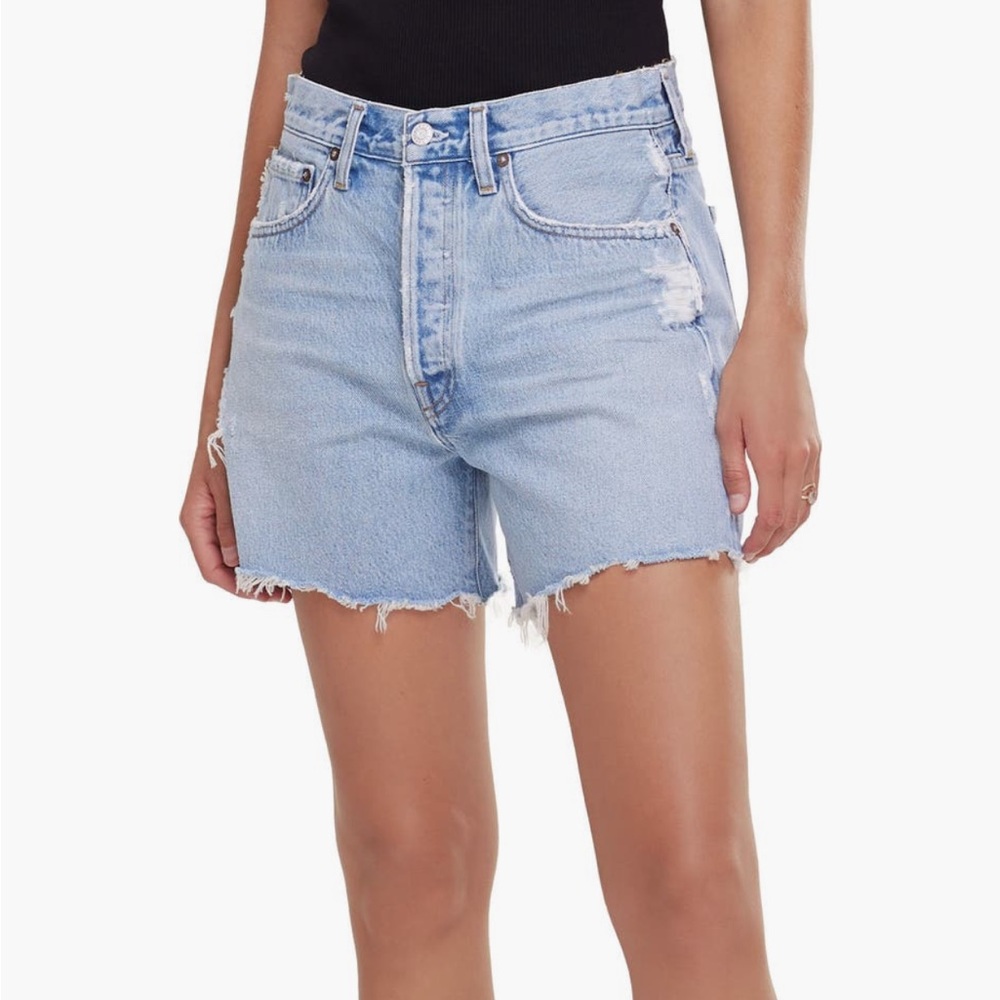 AGOLDE Parker Long Shorts in Parade
